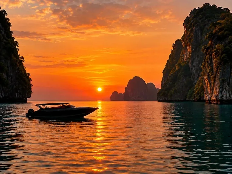 Maya Bay Sunset & Plankton by Speedboat